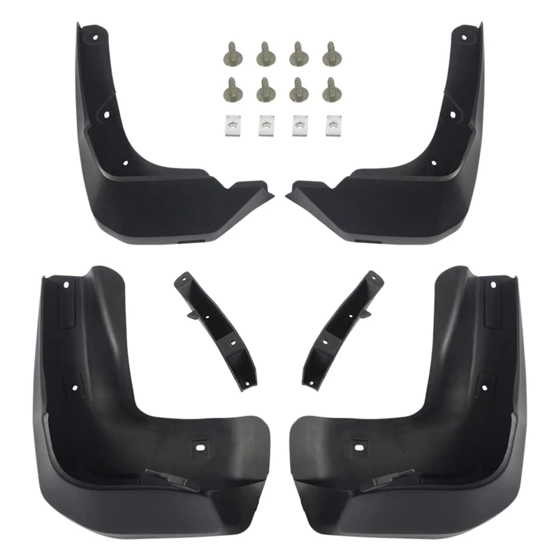 

4Pcs Front + Rear Splash Guards Mud Flaps Mudflaps For Acura MDX 2014-2016