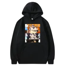 

BLEACH Ichigo Anime Hoodie New Manga Graphics Print Vintage Hooded Sweatshirt Men Women Loose Streetwear Unisex Funny Tracksuit