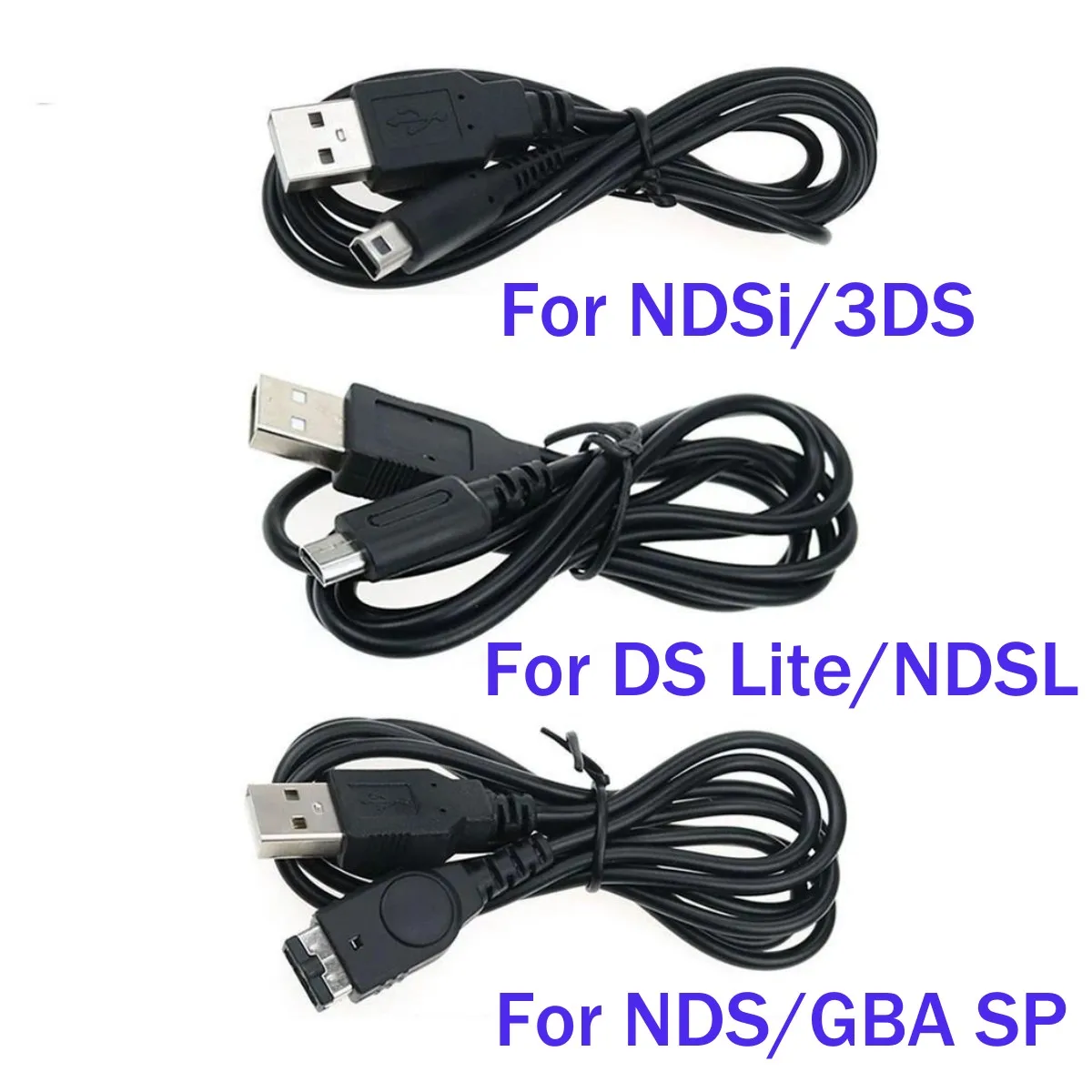 Data Charging Cable USB for DS Lite DSL NDSL NDSi 3DS New 3DS XL LL NDS GBA SP