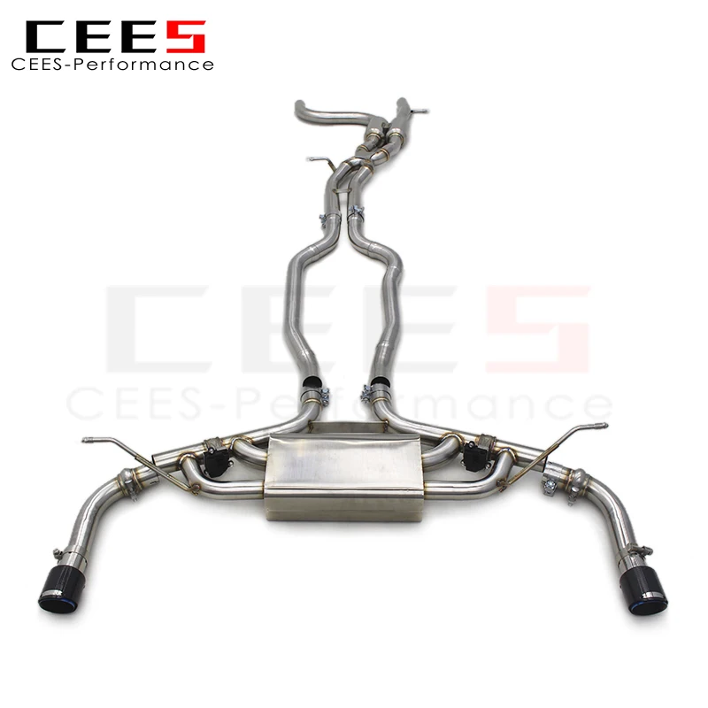 

CEES Exhaust for Audi Q7 2010-2023 High Performance Exhaust Pipe Valves Performance Muffler Escape T304 Pipes Exhaust Valve