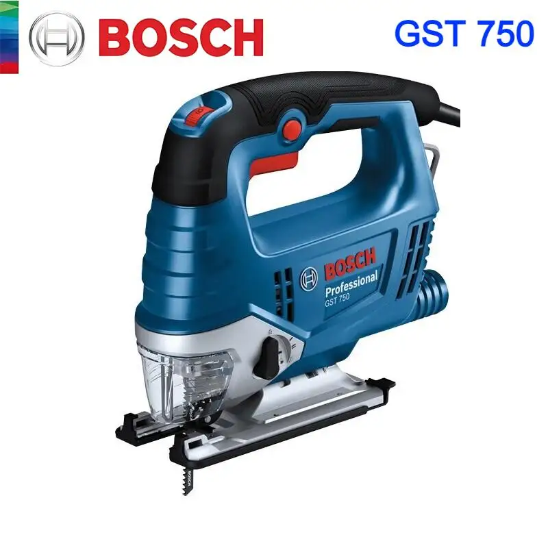 

Электрическая сабельная пила Bosch GST 750, 520 Вт, 6-скоростная многофункциональная сабельная пила, деревообрабатывающие режущие электроинструменты для дерева и металла