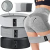Fabric Resistance Hip Booty Bands Glute Thigh Elastic Workout Bands Squat Circle Stretch Fitness Strips Loops Yoga Gym Equipment