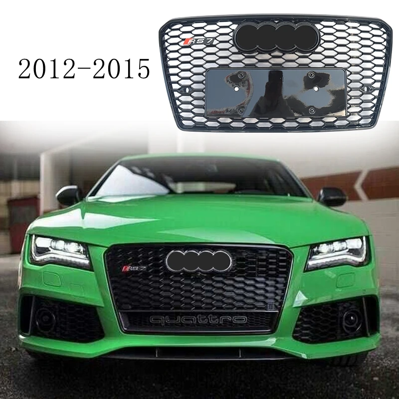 

Для Audi A7 s7 2012-2015, обновленный передний бампер RS7, решетка радиатора гоночного гриля, аксессуары для модернизации и модернизации