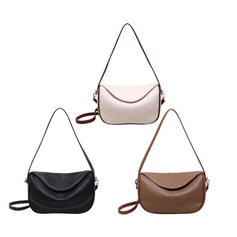

All-matching Bag for Women PU Leather Underarm Bag Pillow Shoulder Bag E74B