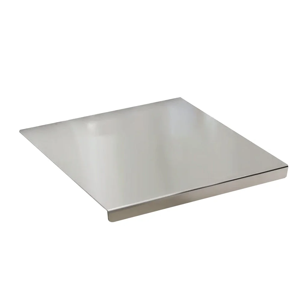 1pc Portable Cutting Board Lip Stainless Steel Fruit Vegetable Pastry Board Slicing Fruits Cutting Meat Kitchen Tools Parts