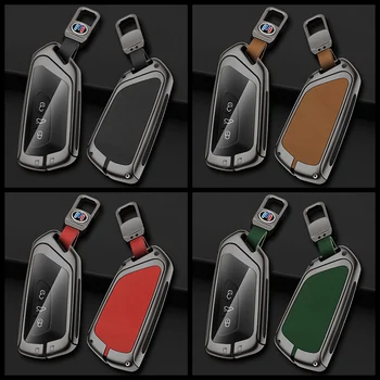 Custodia per chiave a distanza per auto in lega di zinco Shell per VW Volkswagen Golf 8 MK8 per Skoda Octavia A8 SEAT Leon MK4 custodia protettiva Fob - Custodia per chiave a distanza per auto in lega di zinco Shell per VW Volkswagen