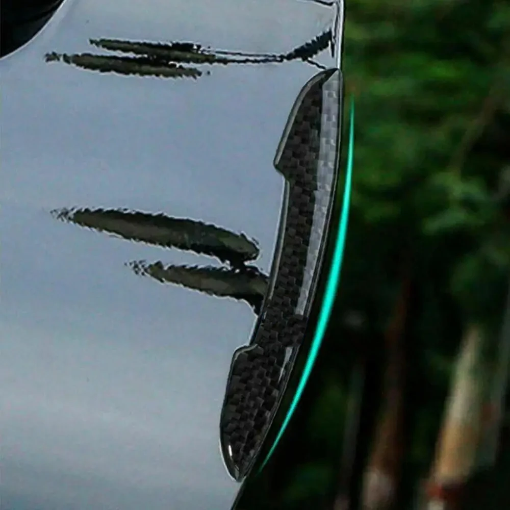 4pcs 자동차 도어 스트립 안티 스크래치 스티커 탄소 섬유 가장자리 보호 스트립 측면 도어 몰딩 BMW 용 스커프 트림 스티커
