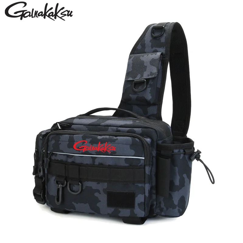 

Multifunctional Fishing Tackle Bags Single Shoulder Crossbody Bag Waist Pack Fish Lures Gear Utility Storage Fishing Bag