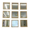 Square Spherical Wall Hanging Mirror Bedroom Decoration Three-dimensional Imitation Metal Dining Room Mirror Wall Hanging Decor 5