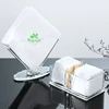 Acrylic Desktop Vertical Paper Towel Holder Restaurant Square Paper Towel Holder Household Transparent Tissue Holder 5