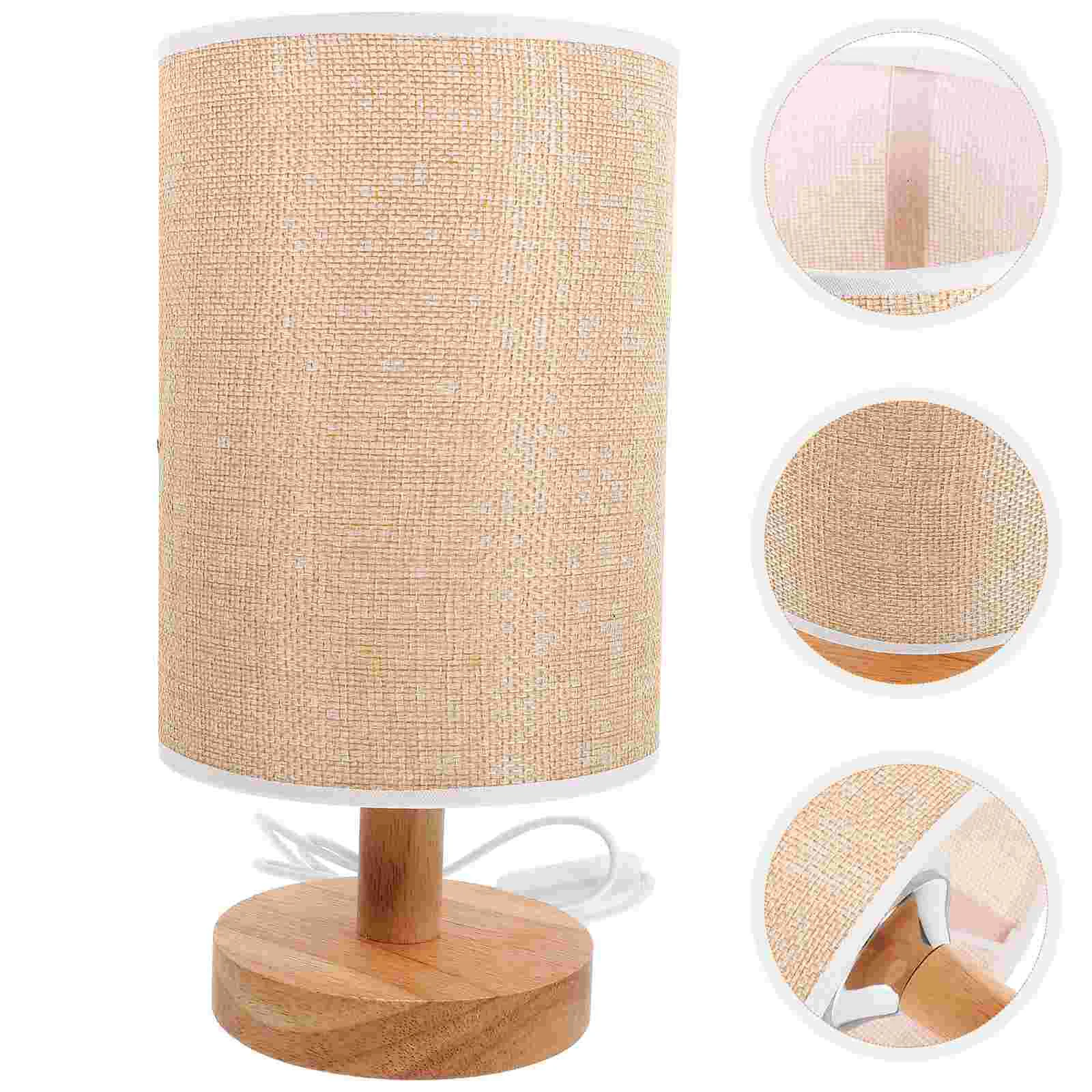 

Desk Lamp Bedroom Light Bedside Lamps Set up Lights Decorative Fabric Night Stand
