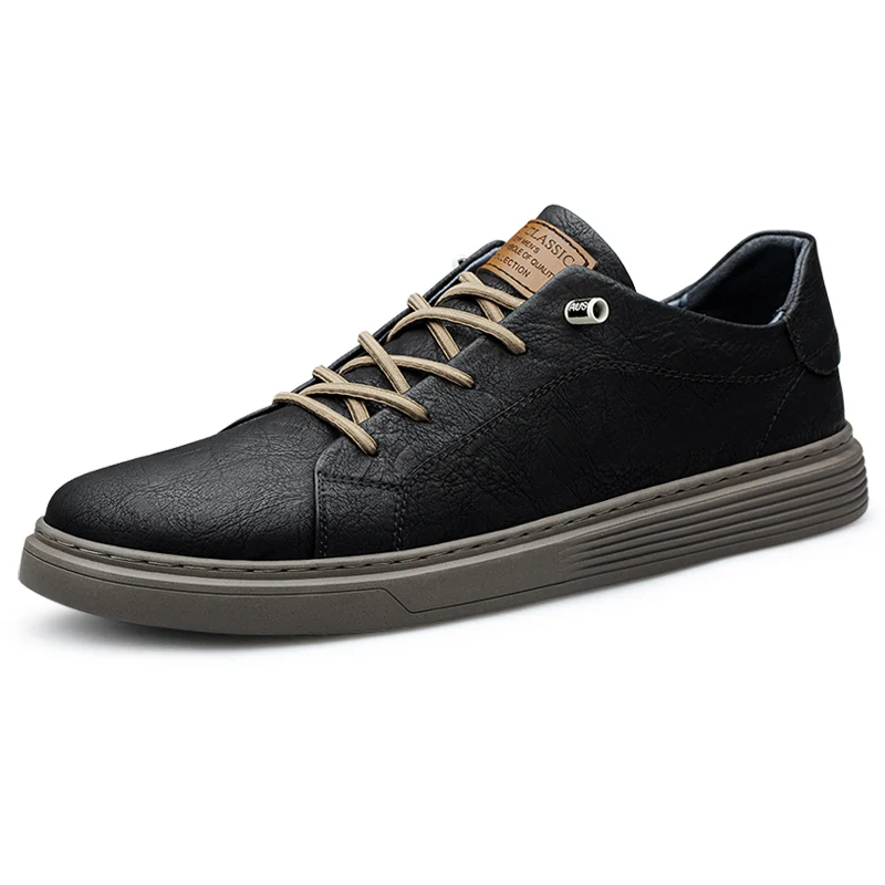 

Men's Shoes 2022 New Men Casual Shoes Leather Suede Shoes Man Breathable Soft Fashion Skateboard Shoes Driving Luxury Sneakers