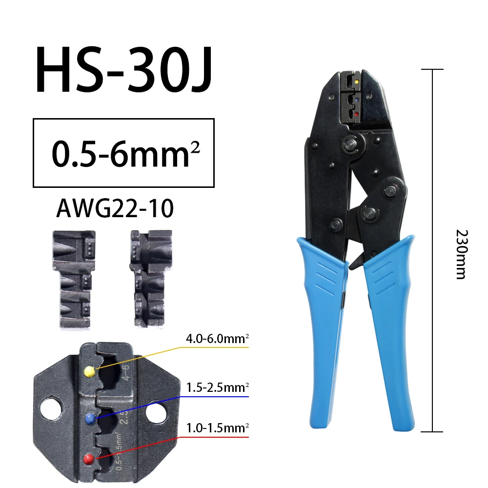 HS30J HS40J 2310AWG EUROP Ratchet Pliers for BHT PreInsulated