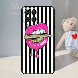 Seductive Lips Design Phone Case for Samsung M31s (WWW2446)