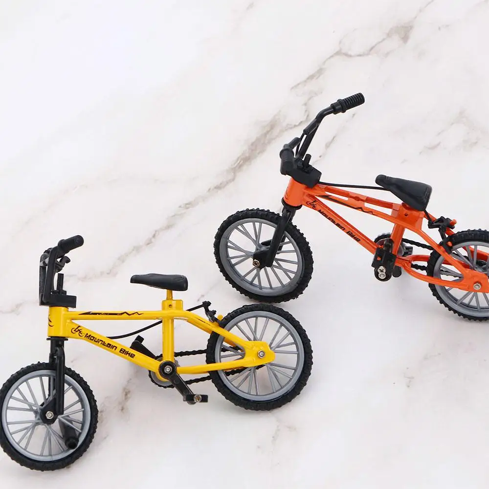 시뮬레이션 컬렉션 합금 소년용 모델 핑거 BMX 바이크 미니 바이크 BMX 자전거 미니 핑거 바이크