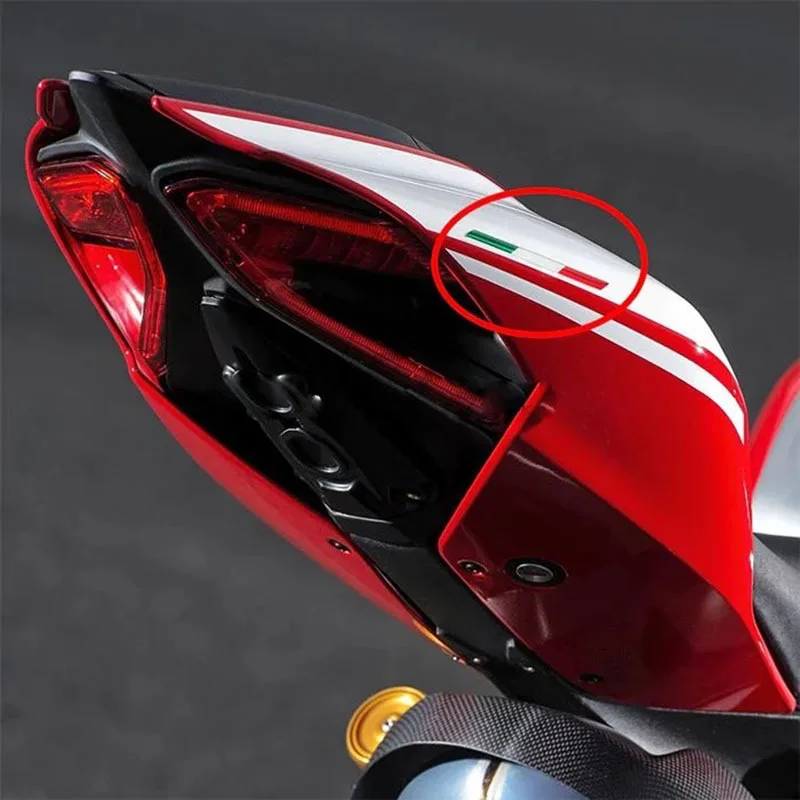 Italy Flag Sticker Badge 2pcs for Italian Car Bike Motorcycle