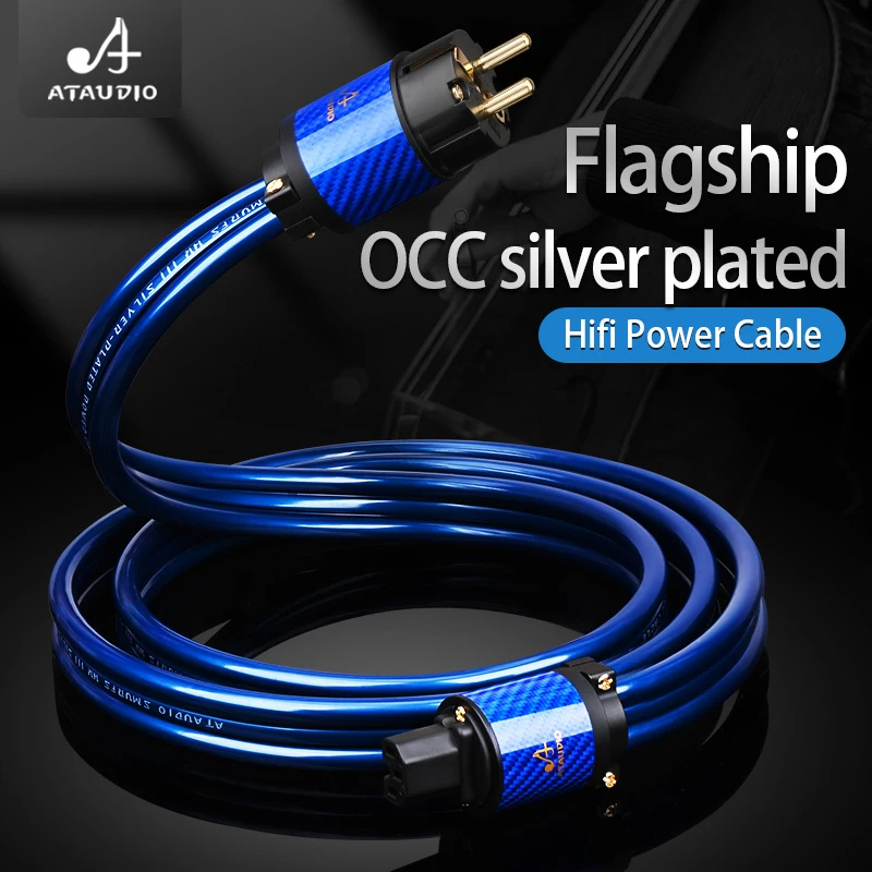Hifi Audio Us Power Cord Cable Hifi Power Cable Plug European Power