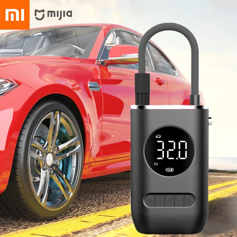 Xiaomi Car Air Pump Mini Portable Wireless Tire Pompa Gonfiabile Pompa Del Compressore D'Aria Per Auto Moto Bicicletta Automobili Parti