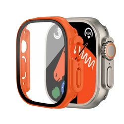 Rugged Protective Cover with Tempered Glass for 49mm Ultra - 2 - 3 (Orange 10)