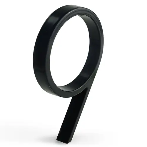1pc 125mm Floating House Number Outdoor 5 inch Black Zinc Alloy Letter Apartment Door Numbers Mailbox Address Sign #0-9 - Image 14