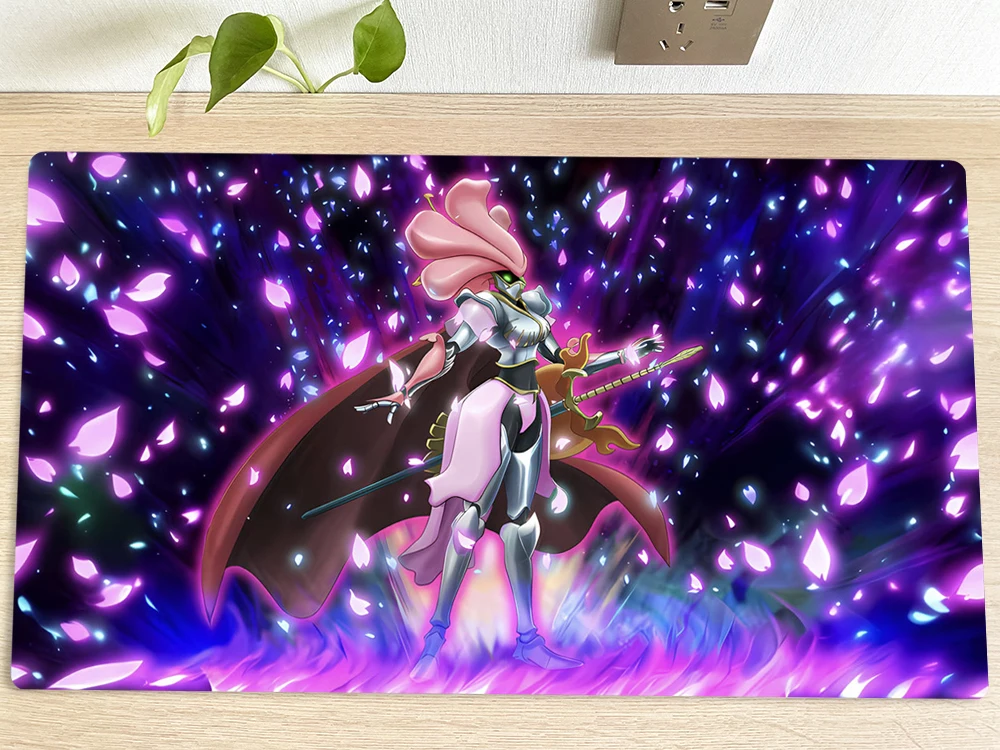 

YuGiOh Настольный игровой коврик, Шевалье де Флёр, TCG, коврик для игры в торговую карту, коврик для мыши, игровой коврик для мыши, 60x35 см, Бесплатная Сумка