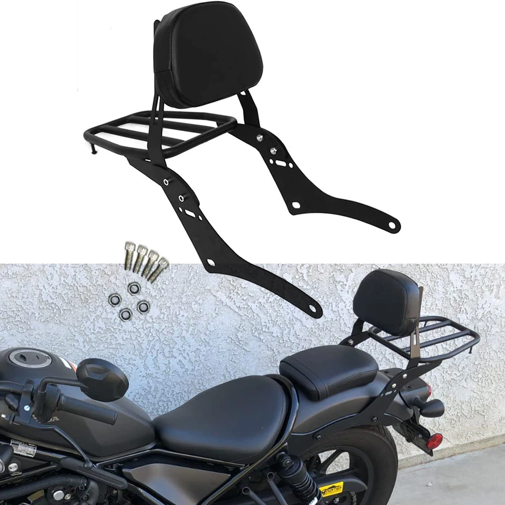

Спинка для пассажирского мотоцикла, сатины с задним багажником для Honda Rebel CMX300, CMX500, CMX 300, 500, 2017, 2023-2022, 2021