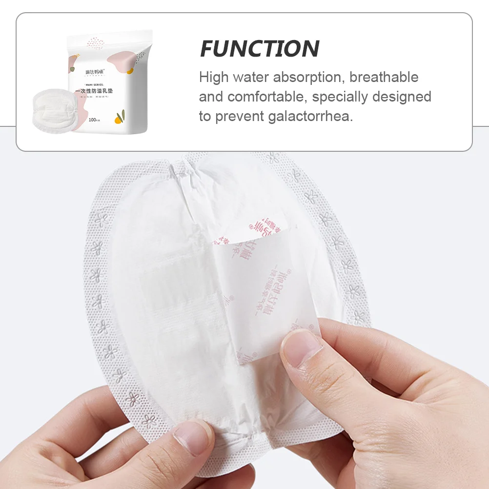 100pcs Disposable Breastfeeding Breast Pads Breathable Breast Nursing Pads 2
