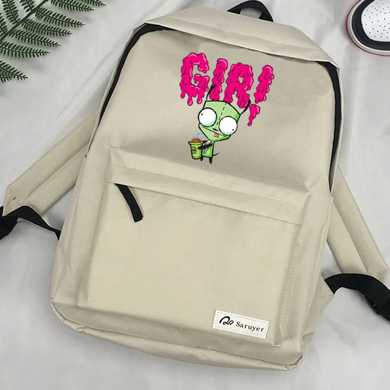 Zaino Invader Zim Fashion 2022 Laptop Travel Femenina Ladies Men Borsa Da Donna Zaino