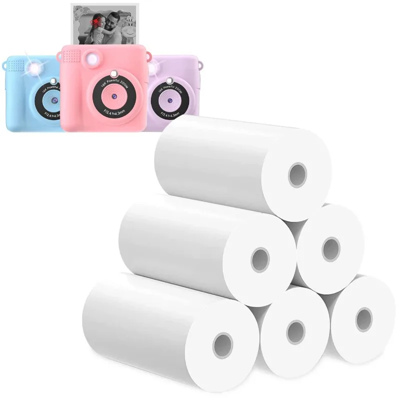 Thermal Paper Rolls for Children's Instant Print Cameras - 10-Pack
