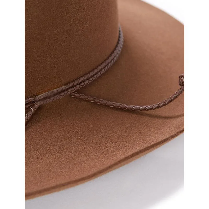 1 Pezzo Cappello Da Cowboy In Stile Occidentale Monocolore Per Donne/uomini, Adatto Per Passeggiate A Cavallo, Viaggi, Feste All'aperto, Abbigliamento Casual - Product Video