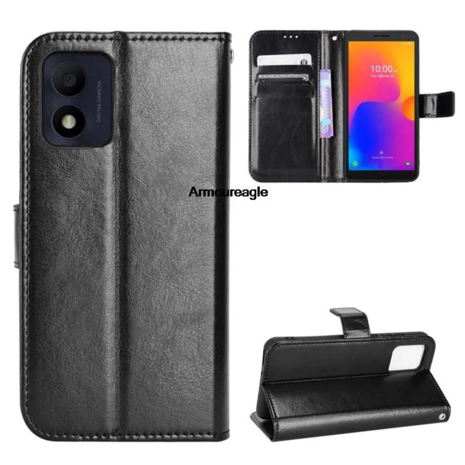 Per Alcatel 1B 2022 Custodia Luxury Flip Pu Leather Wallet Lanyard Stand Case Guard On Per Alcatel 1B 2022 1 B Alcatel1B Phone Bags