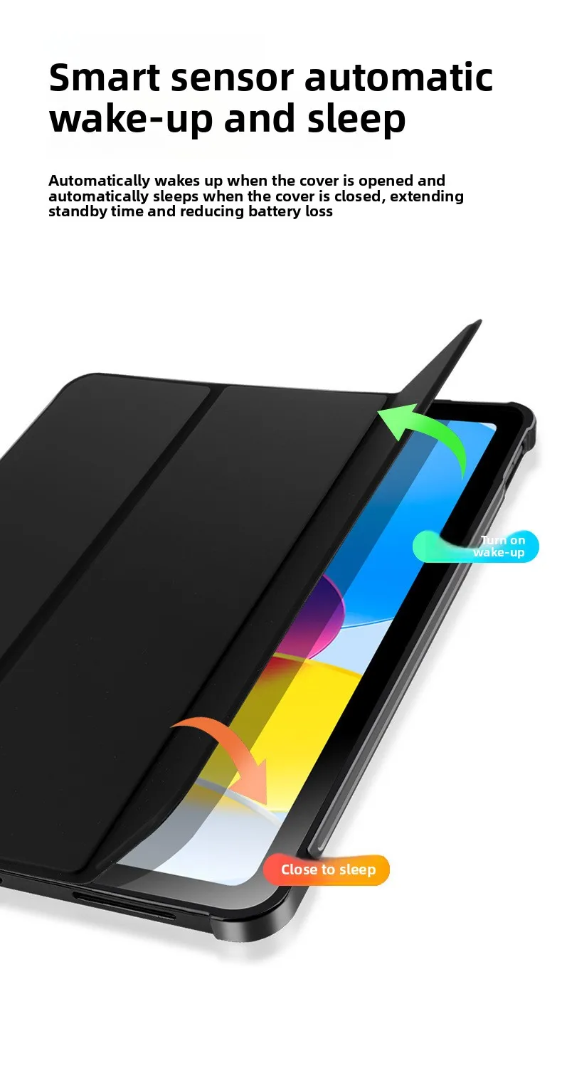 Für iPad Schutzhülle 10,2 Zoll Silikon Softshell Mini Vollschutz Anti-Sturz 10,9 Wabenstruktur mit Stiftschlitz – Detail 4