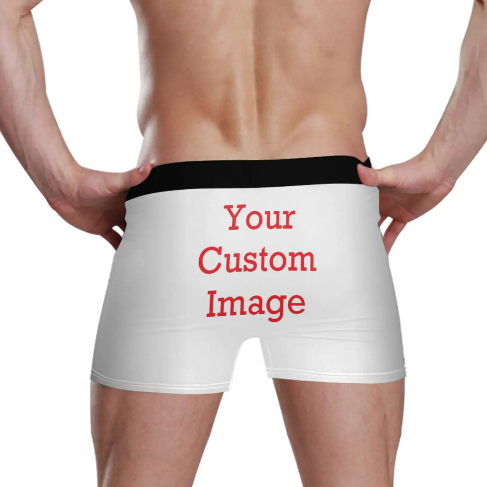 Underwear Men Boxer Men's Panties Customizing images Grade Antibacterial Pure Breathable Boxershorts Calzoncillos Calecon Homme 3