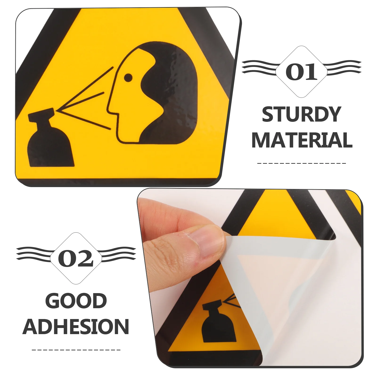 Рисунок 5 - самоклеящиеся знаки брызг