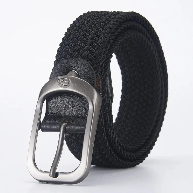 2023 Herren- und Damenmode Nylon-Gürtel Legierung Lässiger Gürtel Damen Wilder Stretch-Jeansgürtel Dekoration Ins Wind Luxusmarkendesign – Detail 10