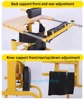 rehabilitation Children standing force auxiliary device steel plate thickening  train Assisted walk aid with universal wheel 6