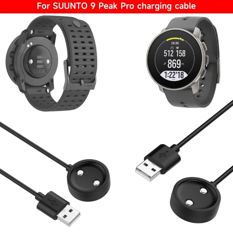 Magnetic Charge Charging Cable for Suunto Vertical Watch Smartwatch Power 100cm/39Inch Cable