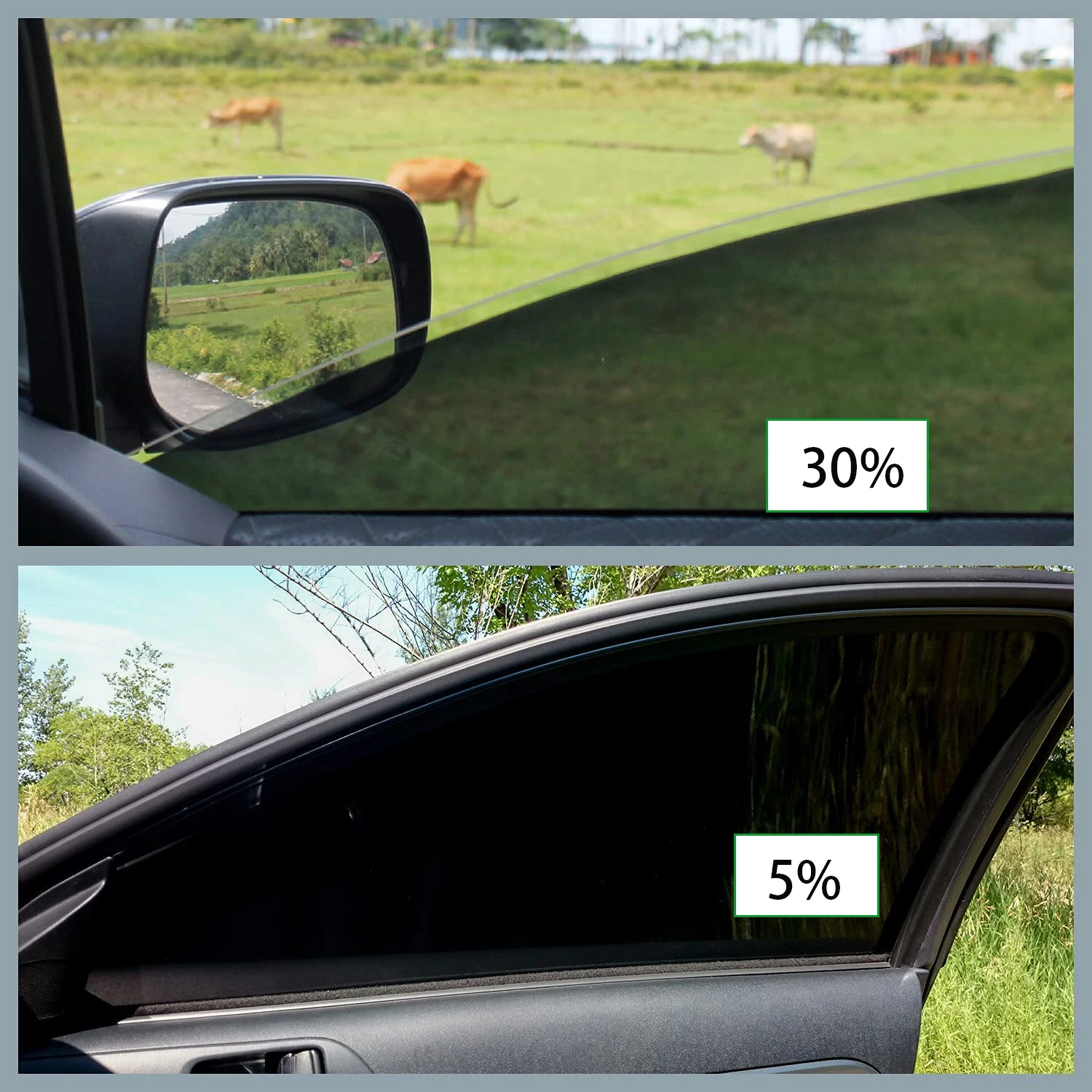 Window Tint Film for Cars Privacy Car Shade Front Windshield Heat & UV Block Blackout Window Film Auto Car Windshield Sun Shade window film window privacy film window tint sticker
