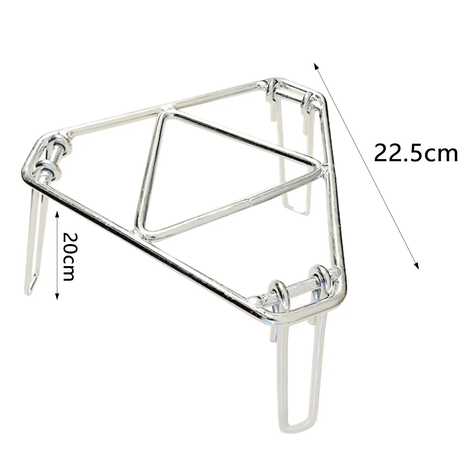 Portable Burner Stand Stove Foldable Fireplace for Garden BBQ Camping Rack