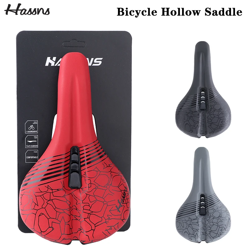 HASSNS MTB Mountain Bike Saddle Road Seat