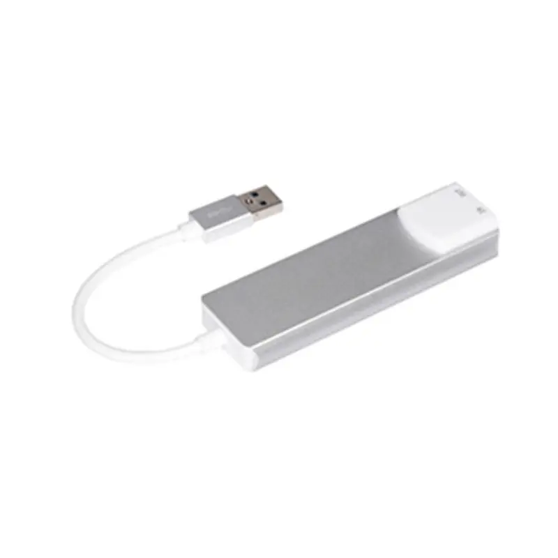 USB 외부 오디오 변환기 외부 오디오 카드 5.1 채널 헤드폰 어댑터 PC 컴퓨터용 사운드 카드 SPDIF-AEF7