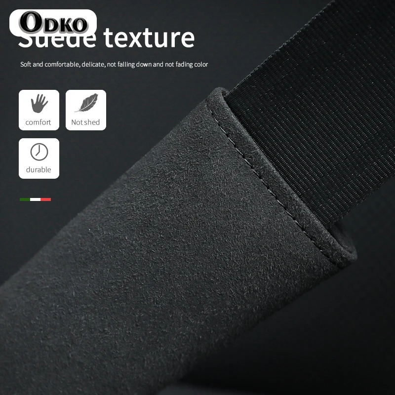 2Pcs Car Interior Accessories Seat Belt Suede Soft Safety Belt Shoulder Straps Cover Breathable Protection Padding Cushion