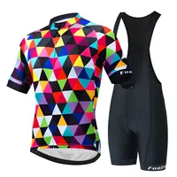 2024 Pro Team Cycling Jersey Set Summer Cycling Clothing MTB Bike Clothes Uniform Maillot Ropa Ciclismo Man Cycling Bicycle Suit 1