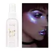 Highlighter Powder Spray High Gloss Glitter Powder Glitter Powder Spray Shimmer Sparkle Powder Face Body Highlighter 60ml 4