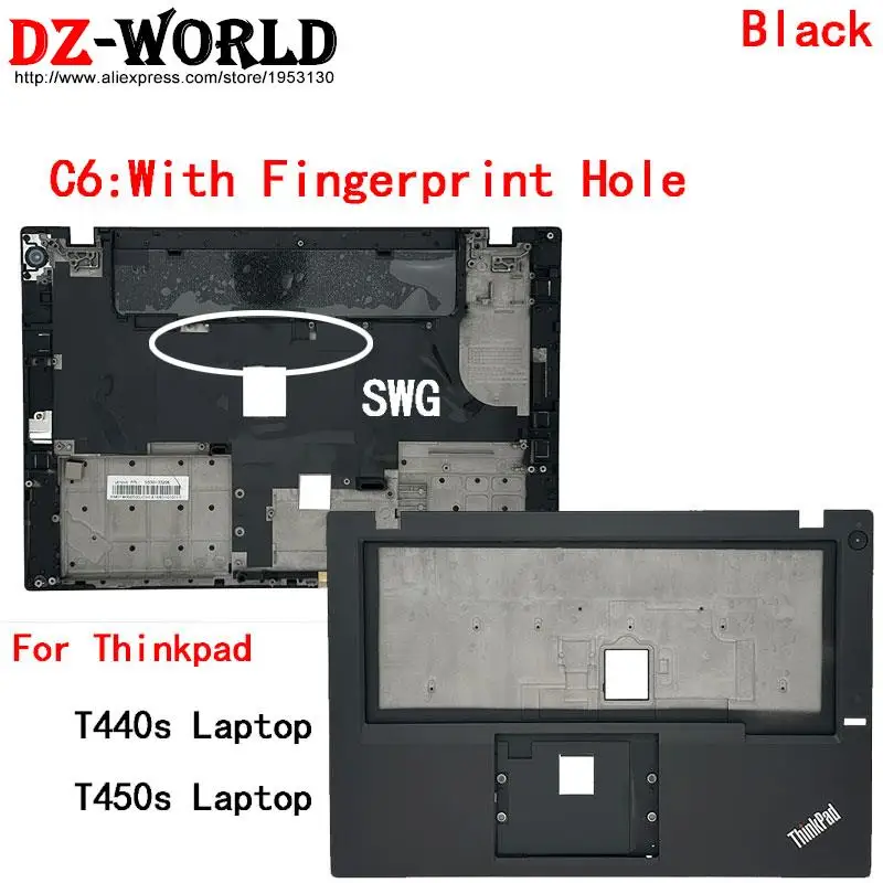 Palmrest Teclado da Caixa Superior Moldura Shell c Capa Lenovo Thinkpad T440s T450s 00hn691 Laptop 00hn693 00ht238 00ht243 00hm813 - Imagem 6