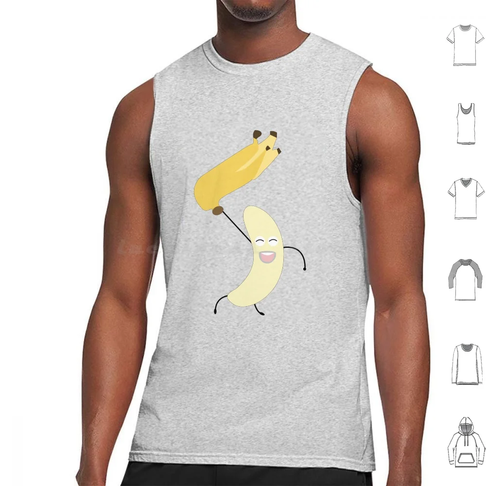 Banana Joe Canotte Stampa Gumball In Cotone Fantastico Mondo Darwin Elmore Banana Fruit Nature Funny Comedy Humor