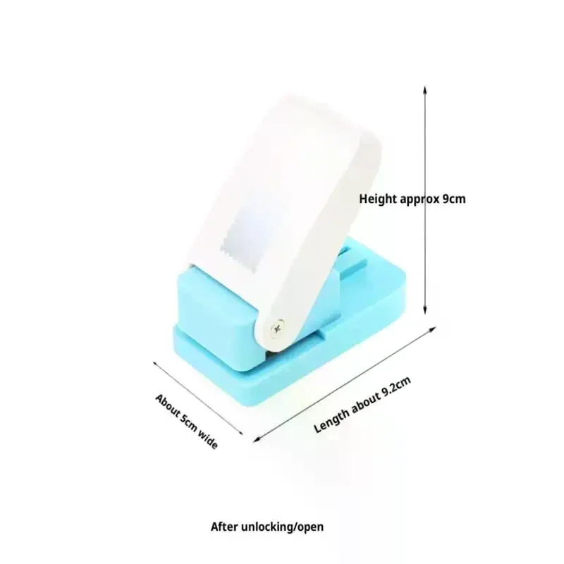 직사각형 우표 펀치 레버 액션 공예 펀치 종이 공예 스크랩북 다양한 재료 펀칭 도구