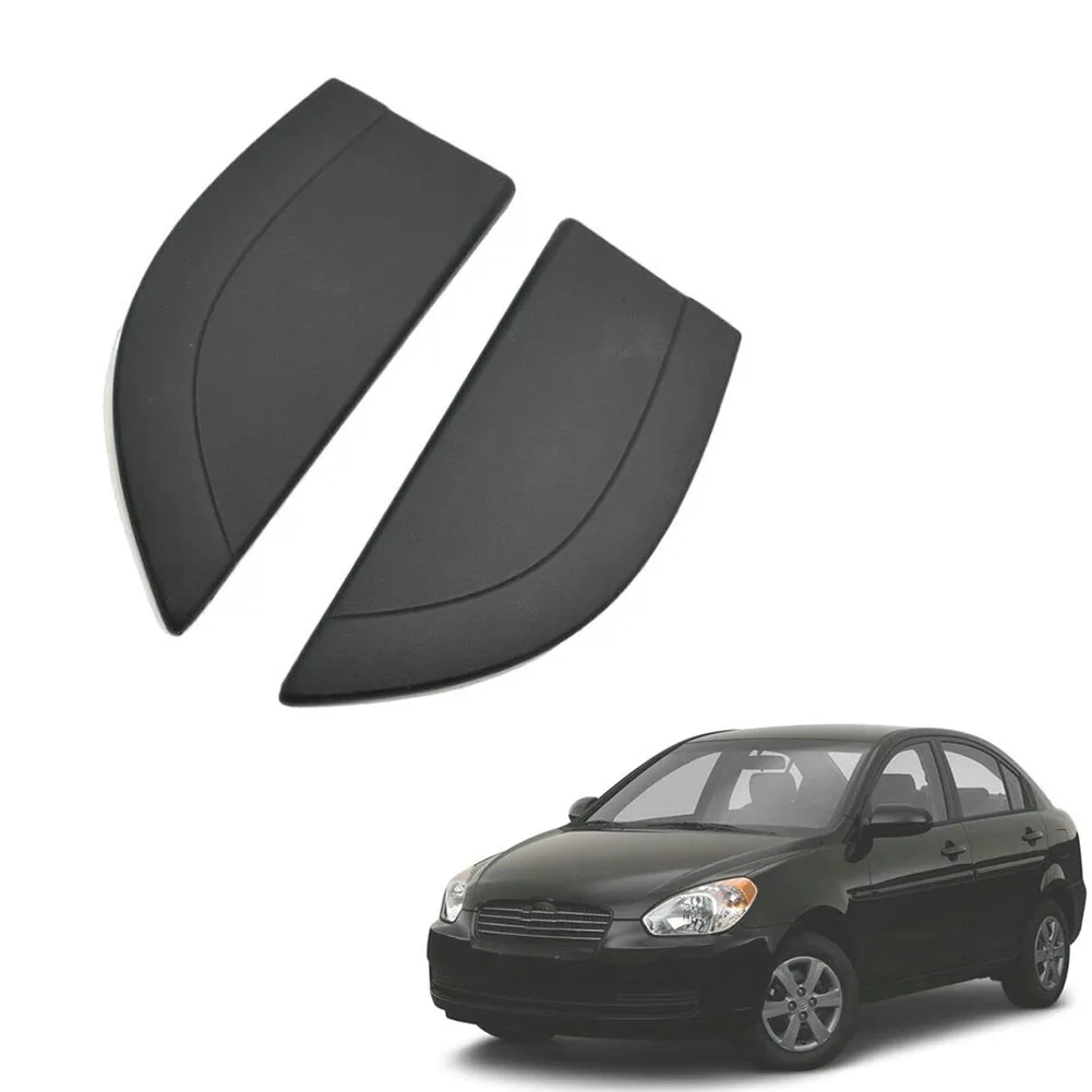 

2pcs Car Rear Door Outside Pillar For Delta Molding Panel For Hyundai Accent 06-10 83840-1E000/83830-1E000 Black Plastic Access