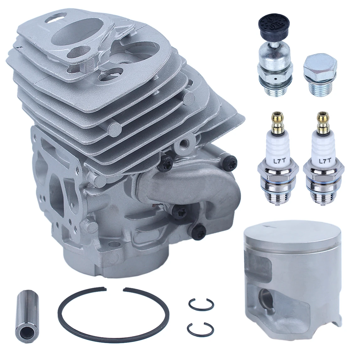 46mm Cylinder Piston Kit for Husqvarna 555 556 560 560XP 560XPG 562 562XP 562XPG Chainsaw 575355805 575355802 6