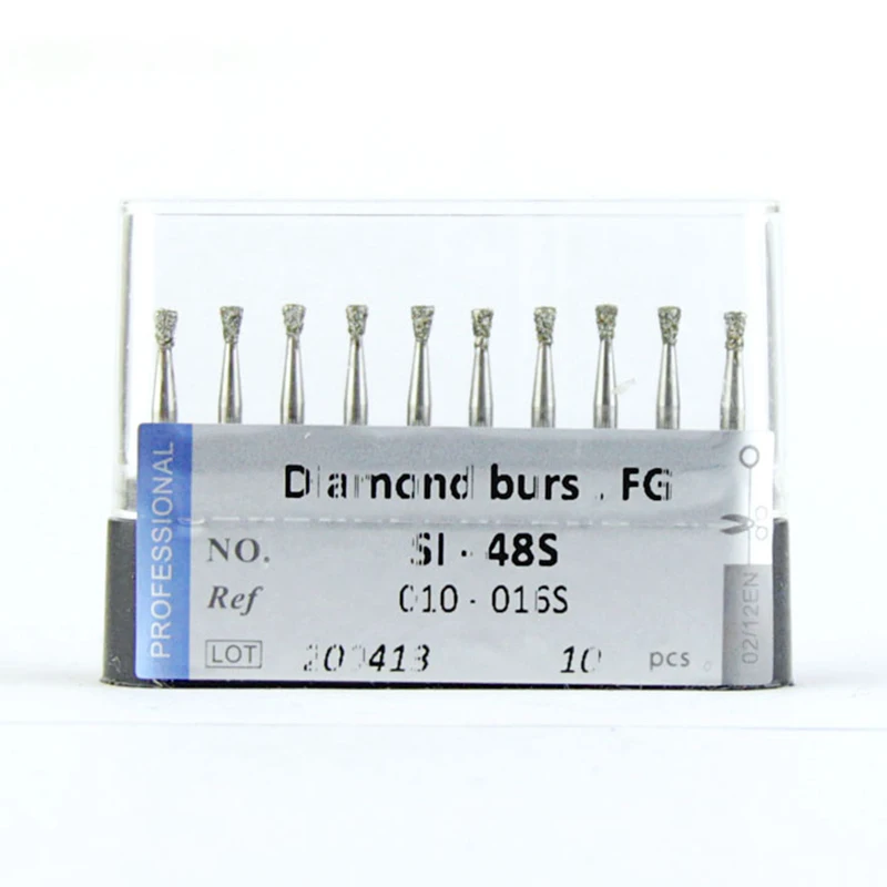 Lodden 10 stücke Dental Diamant bohrer 27 Größen 1,6mm für Hoch geschwindigkeit shand stück schwarze Ringe Super Grob werkzeuge Zahnmedizin Schleif bohrer,bohrmaschine – Detail 34